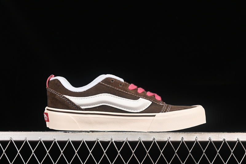 Vans Classics Knu Skool White/Brown/Pink 11