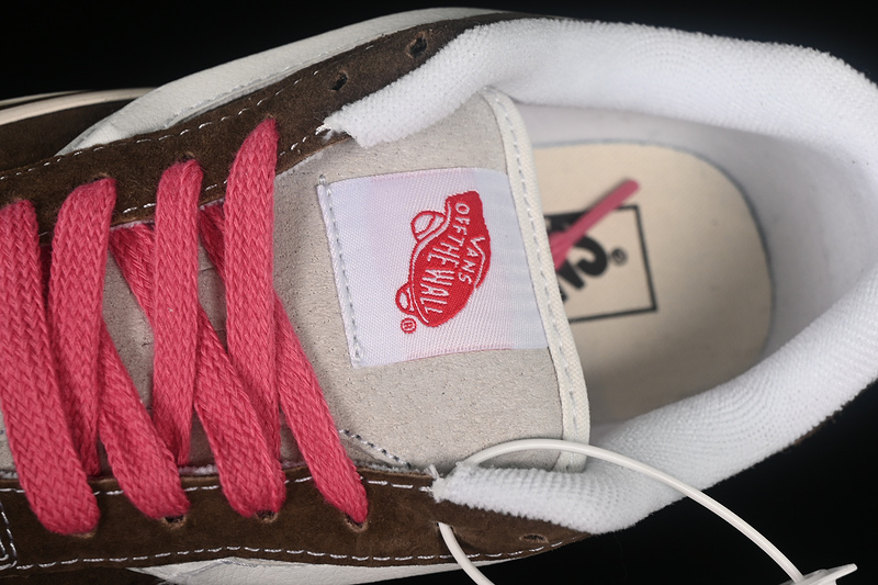 Vans Classics Knu Skool White/Brown/Pink 15