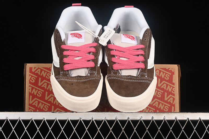 Vans Classics Knu Skool White/Brown/Pink 17