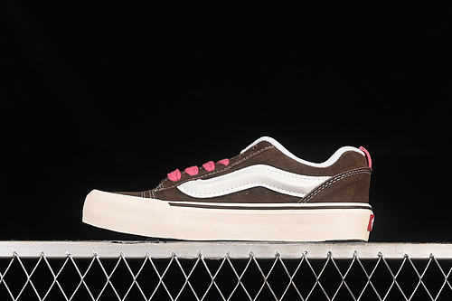 Vans Classics Knu Skool White/Brown/Pink 19