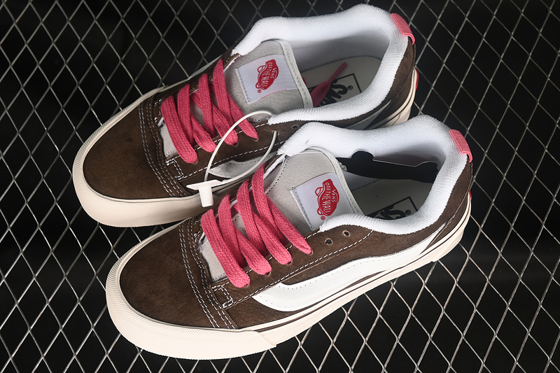 Vans Classics Knu Skool White/Brown/Pink 21