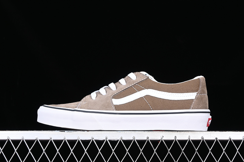 Vans Sk8-Low Reconstru White/Brown 11