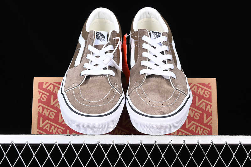 Vans Sk8-Low Reconstru White/Brown 19