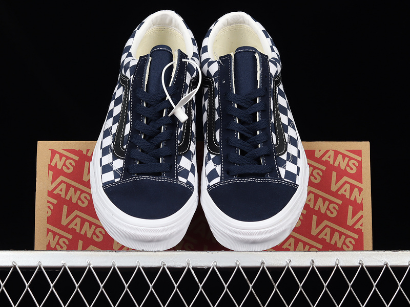 Style 36 Checkerboard Dark Blue/White/Black 7