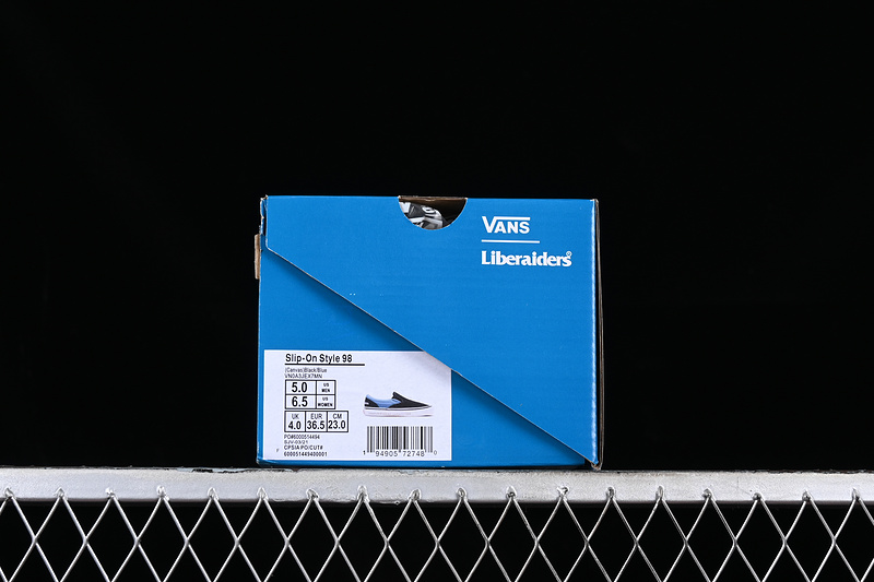 Liberaiders Vans Slip-On 98 Dx White/Black/Blue 19