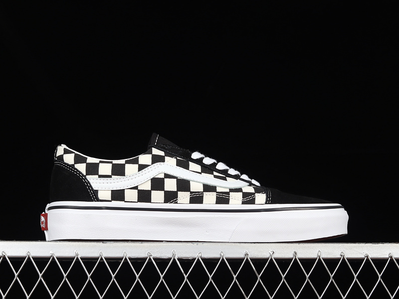 Old Skool Dx Checkerboard Black/White/Black 7