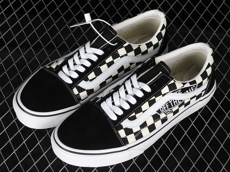 Old Skool Dx Checkerboard Black/White/Black 13