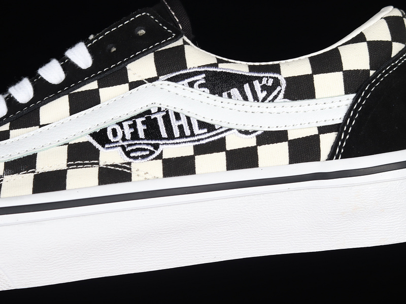 Old Skool Dx Checkerboard Black/White/Black 21