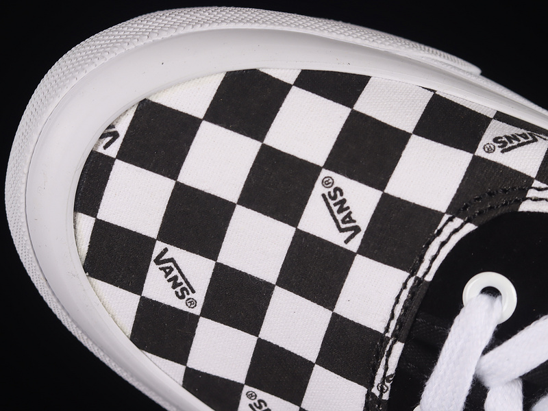 Og Authentic Lx Black Checkerboard Toe Black/White 3