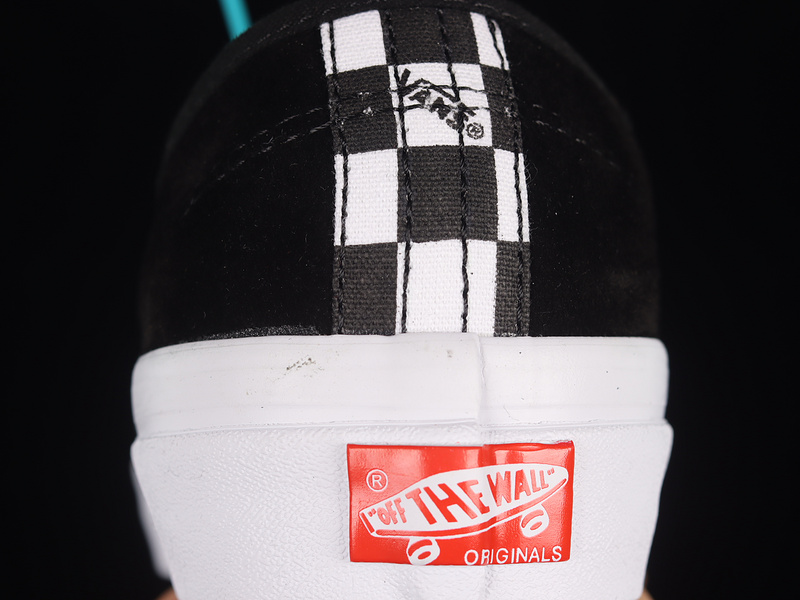 Og Authentic Lx Black Checkerboard Toe Black/White 11