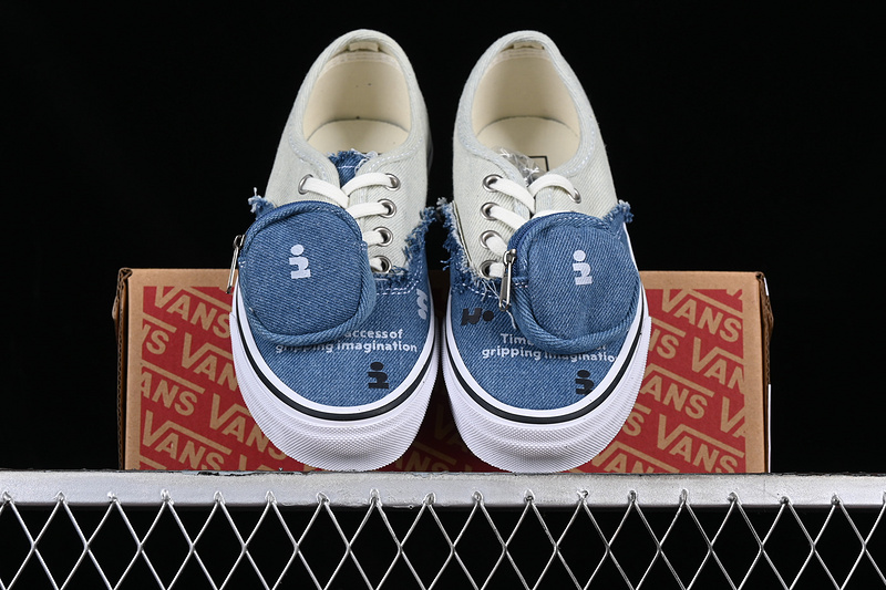 Tagi Vans Authentic White/Blue/Grey 11