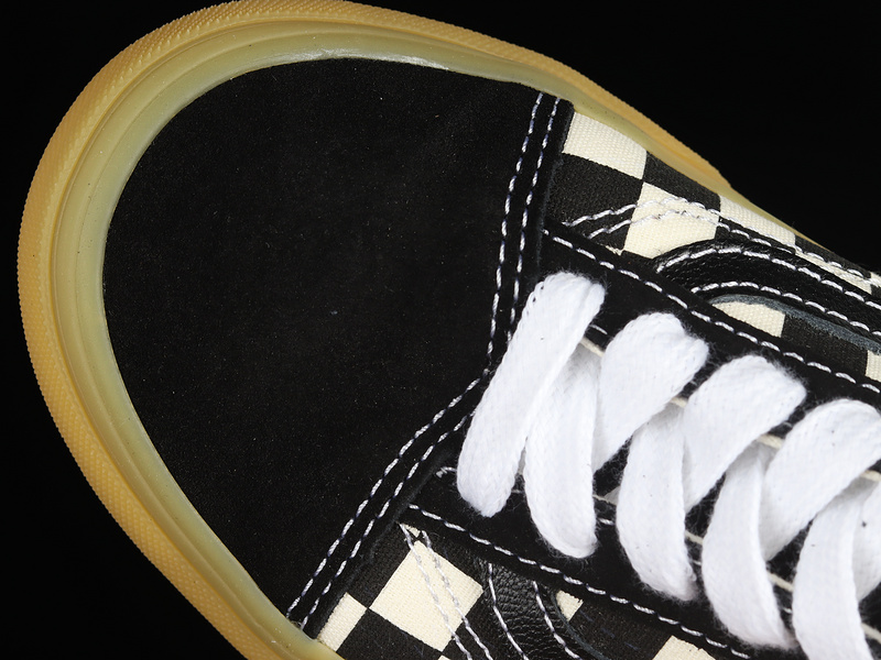 Style 36 Checkerboard Black/White/Gum 25