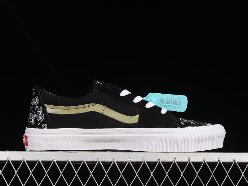 Sk8-Low Reissue S Black/White/Gold 23