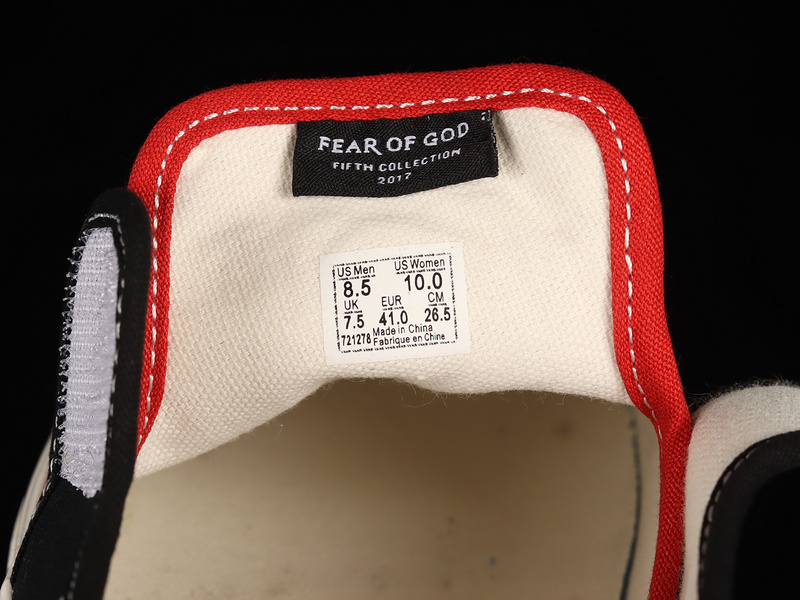 Fear Of Fog X Slip-On 47 V Dx Collection 2 Red/Black/White 25