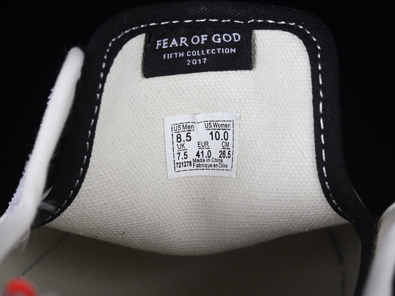 Fear Of Fog X Slip-On 47 V Dx White/White/Black 15