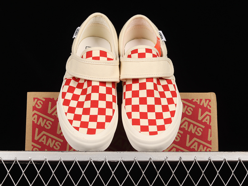 Slip-On 47 V Dx Anaheim Factory Red Checkerboard Red/True White 5