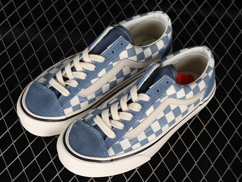 Checkerboard Style 36 Shoes Skate Moonlight Blue/White 9