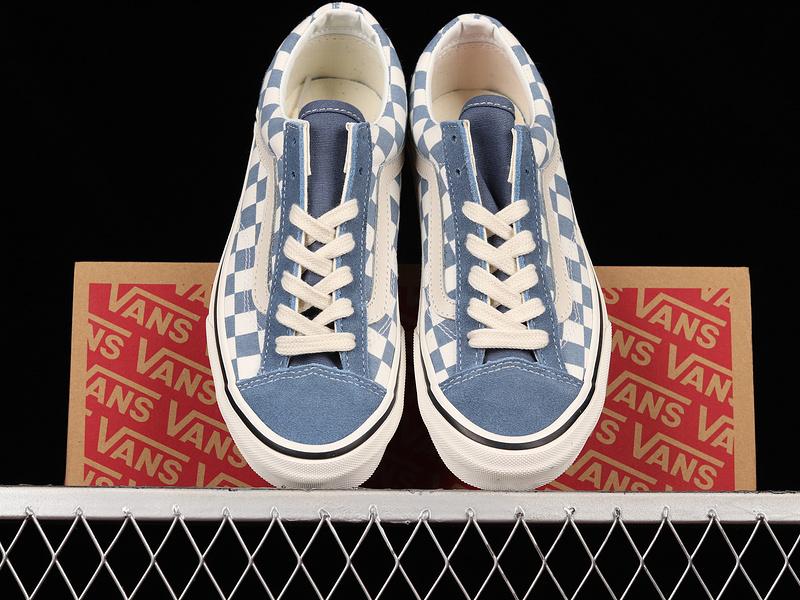 Checkerboard Style 36 Shoes Skate Moonlight Blue/White 13