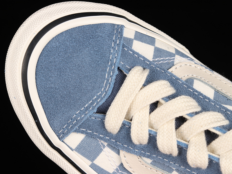 Checkerboard Style 36 Shoes Skate Moonlight Blue/White 21