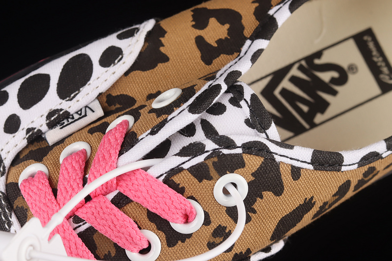 Authentic Low Shoes Leopard Print/Black/Pink 9