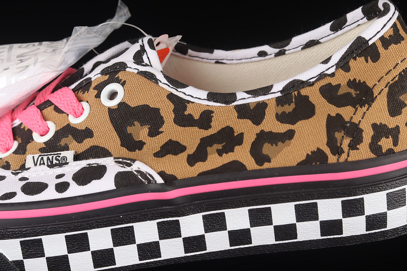 Authentic Low Shoes Leopard Print/Black/Pink 25