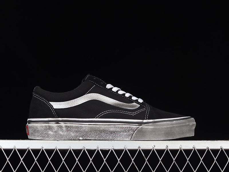 Old Skool Shoes Black/Black/White 7