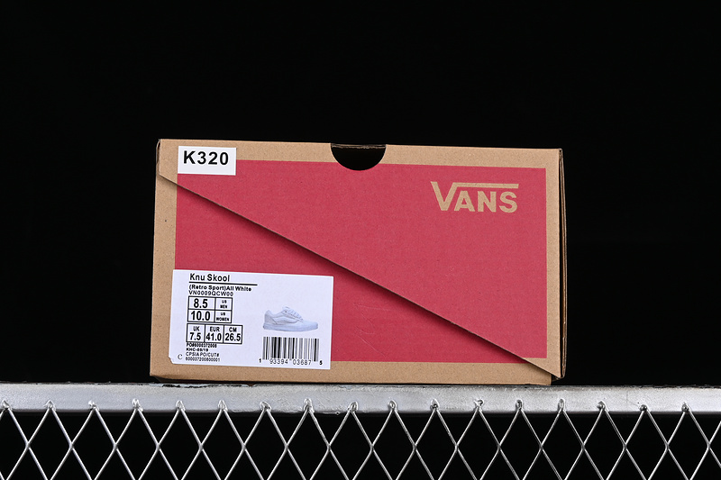 Vans Classics Knu Skool White/Grey/Black 17