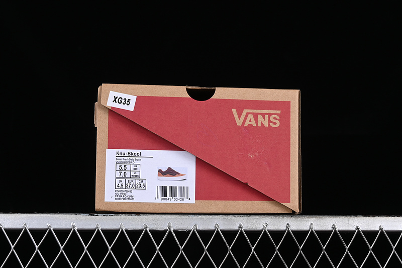 Vans Classics Knu Skool White/Grey/Brown 15