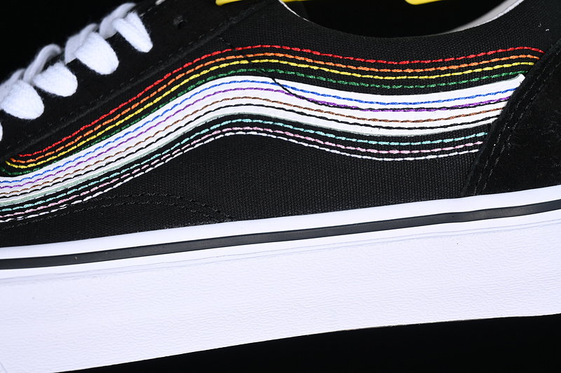 Vans Old Skool Black/White/Multicolored 13