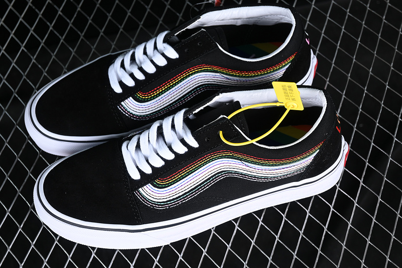 Vans Old Skool Black/White/Multicolored 17