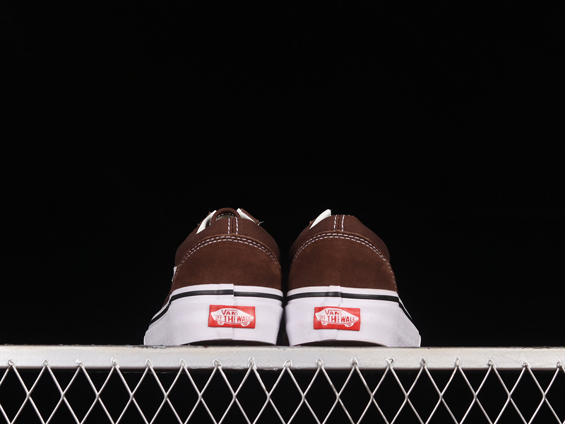 Old Skool Shoes Mocha Brown/True White 23