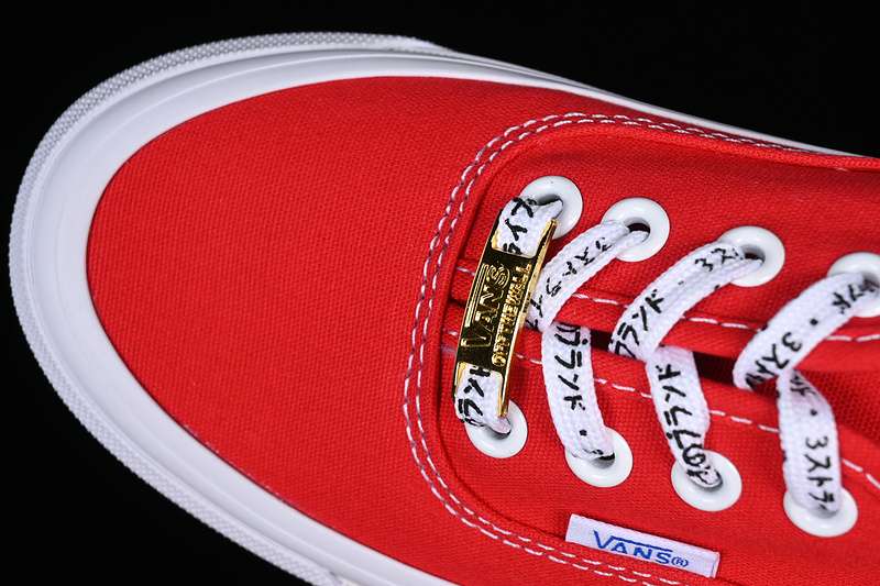 Vault Og Low Top Casual Sneakers Red/White 7