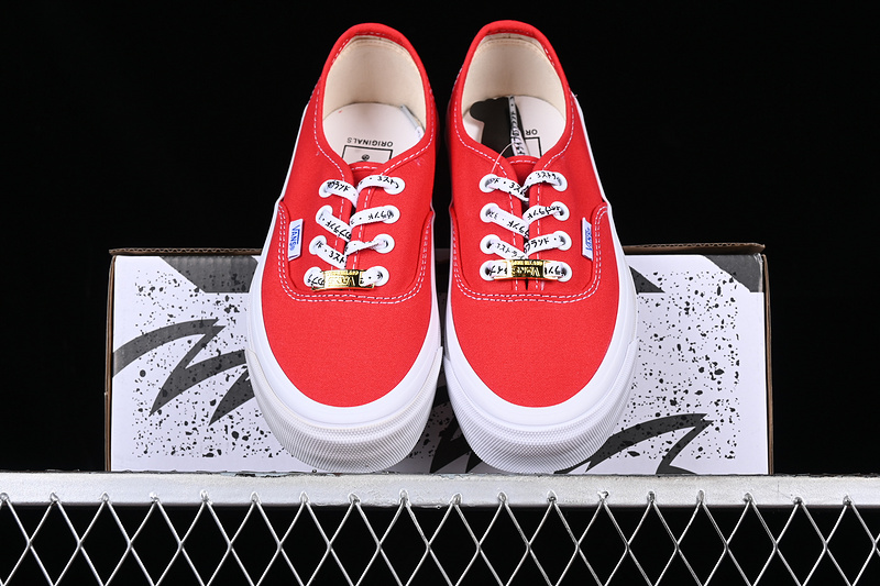 Vault Og Low Top Casual Sneakers Red/White 29