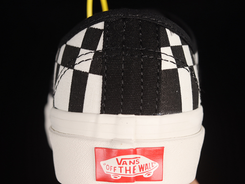 Woven Check Authentic 44 Dx Blavk/White 15