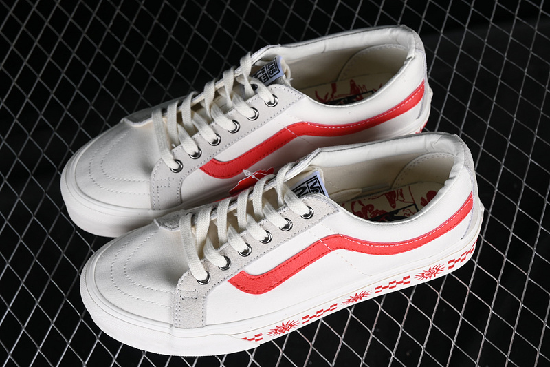 Sk8 Low Reissue Sf White/Red 9