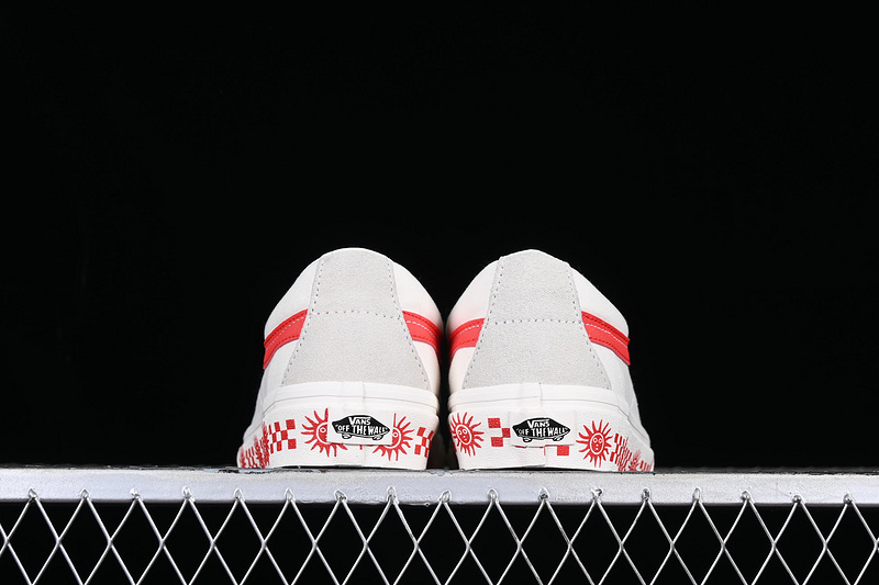 Sk8 Low Reissue Sf White/Red 19