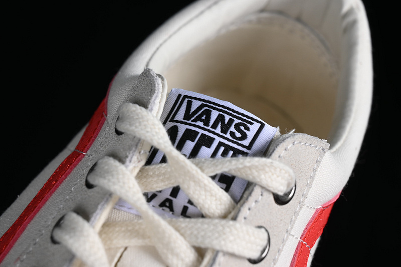 Sk8 Low Reissue Sf White/Red 25