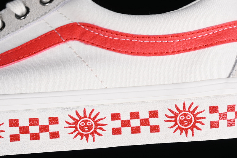 Sk8 Low Reissue Sf White/Red 27