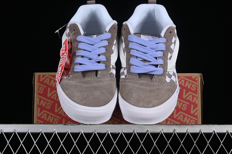 Vans Classics Knu Skool White/Brown/Purple 13