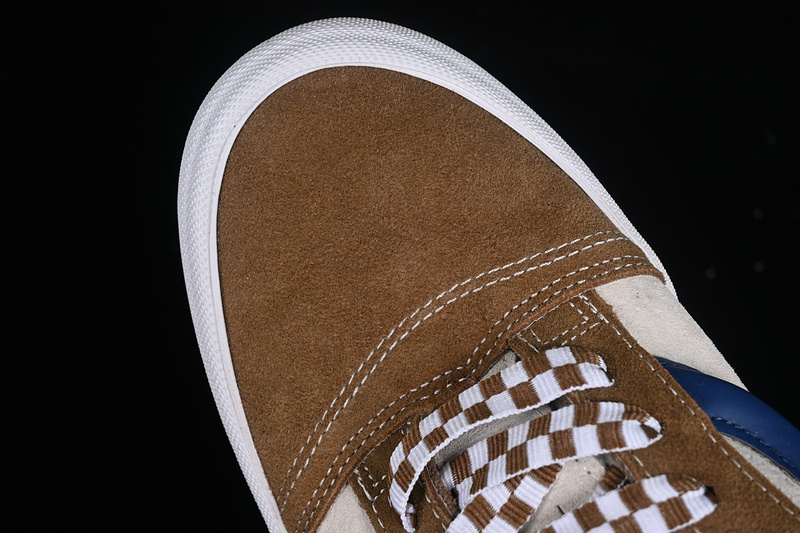 Vans Classics Knu Skool White/Brown/Blue 9