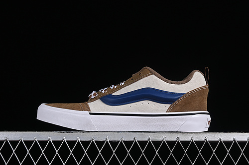 Vans Classics Knu Skool White/Brown/Blue 11