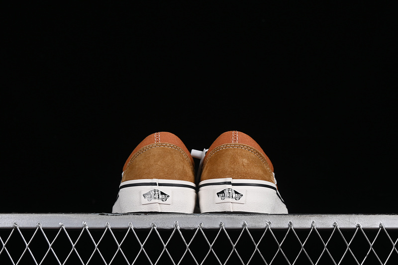 Vans Old Skool Reissue 136 White/Brown/Orange 9