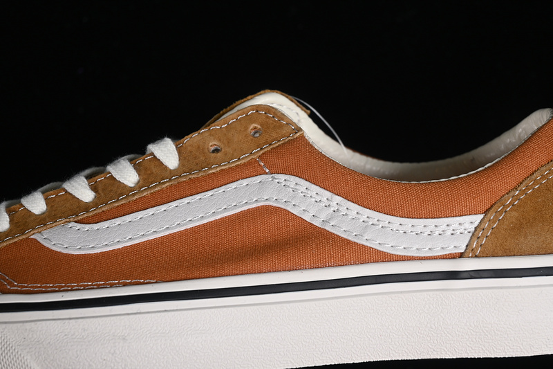 Vans Old Skool Reissue 136 White/Brown/Orange 17