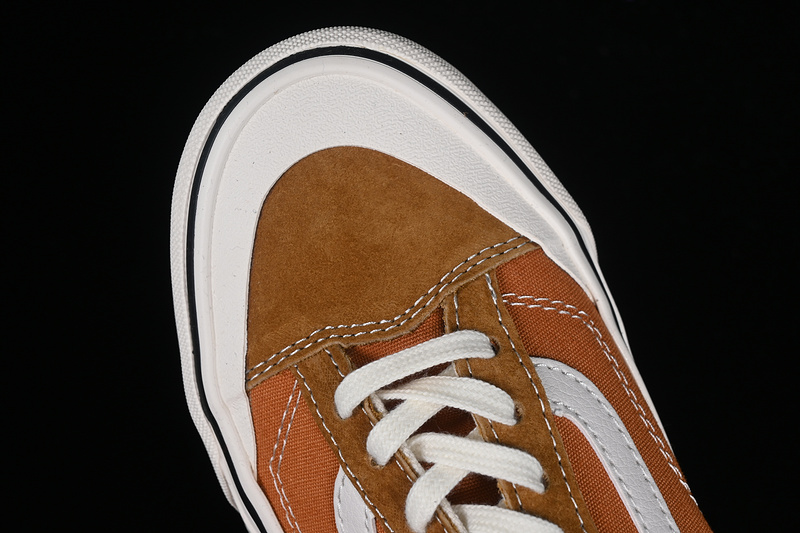 Vans Old Skool Reissue 136 White/Brown/Orange 27