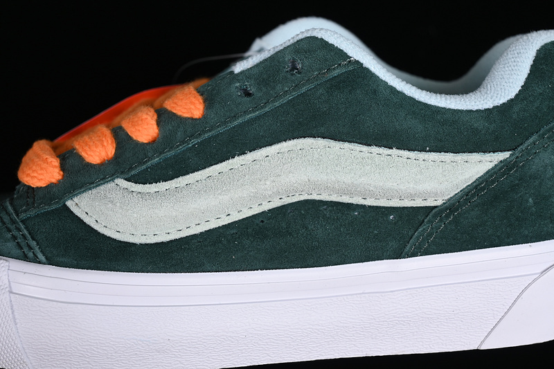 Vans Knu Skool White/Orange/Green 5