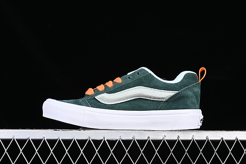 Vans Knu Skool White/Orange/Green 7