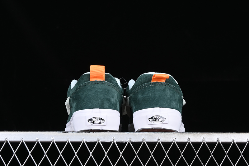 Vans Knu Skool White/Orange/Green 9