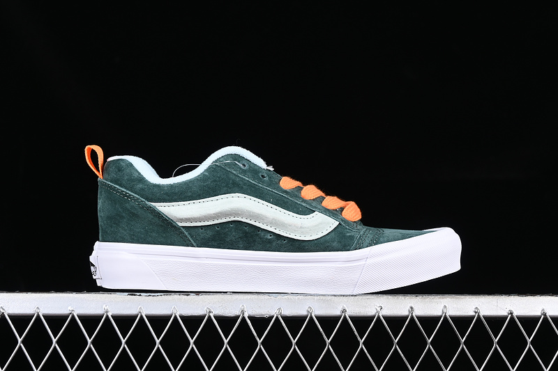 Vans Knu Skool White/Orange/Green 11