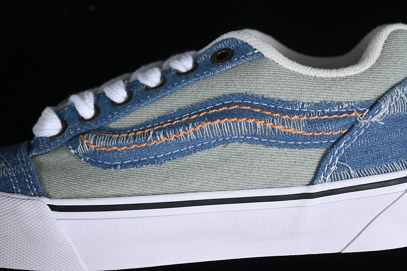 Vans Classics Knu Skool White/Blue/Green 5