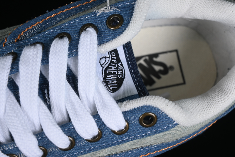 Vans Classics Knu Skool White/Blue/Green 15